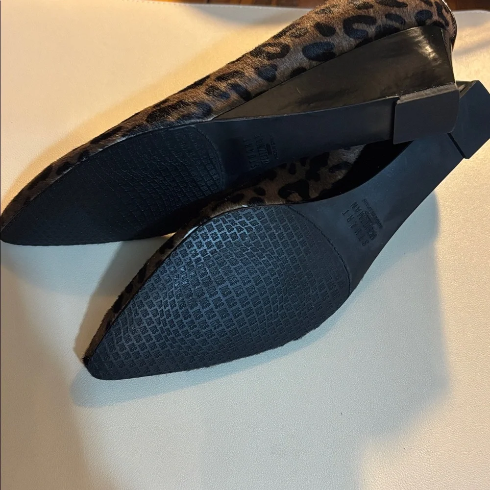 Stuart Weitzman Brown Leopard wedges 7M 7 M - Picture 5 of 5